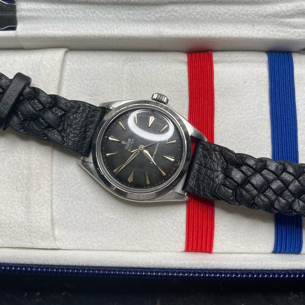 SOLD🔵🔵🔵- Tudor Oyster 7934 tropical dial with patina - 1962